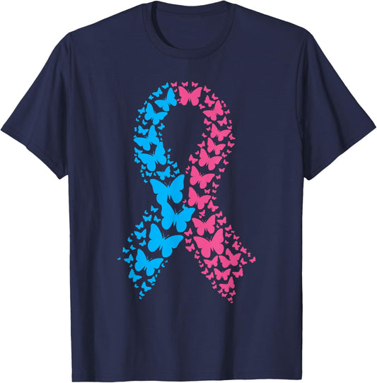 Pregnancy And Infant Loss Awareness Miscarriage T-Shirt - T-Shirt | Navy