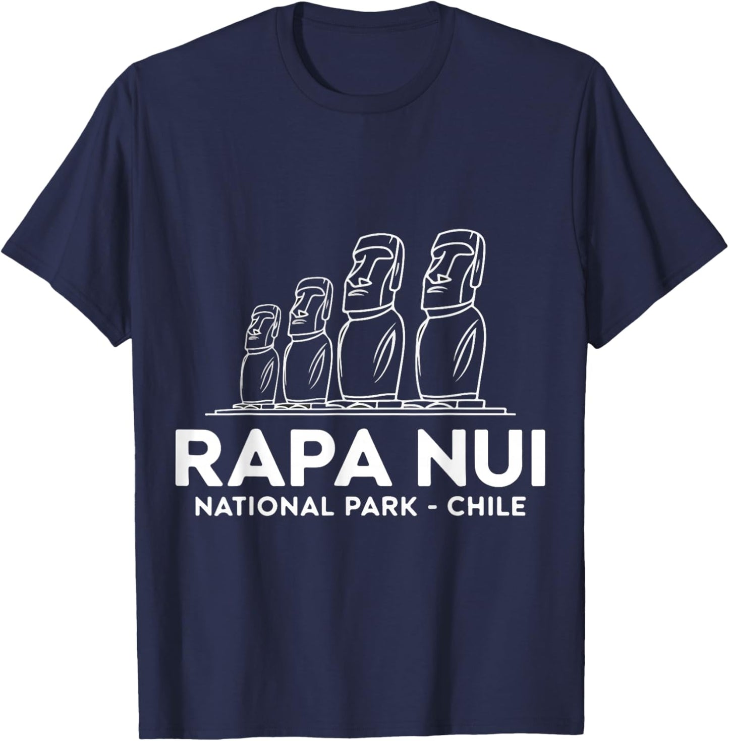 National Park Chile Rapa Nui T-Shirt - T-Shirt | Navy