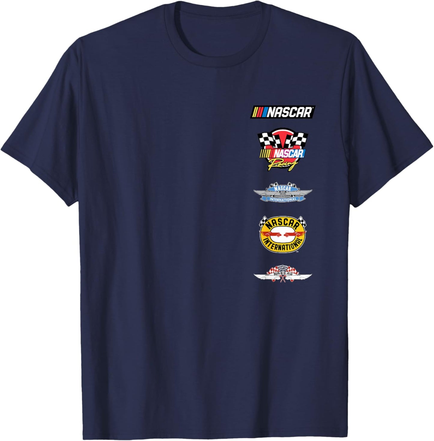 NASCAR - Stacked Historical Racing Logos T-Shirt - T-Shirt | Navy