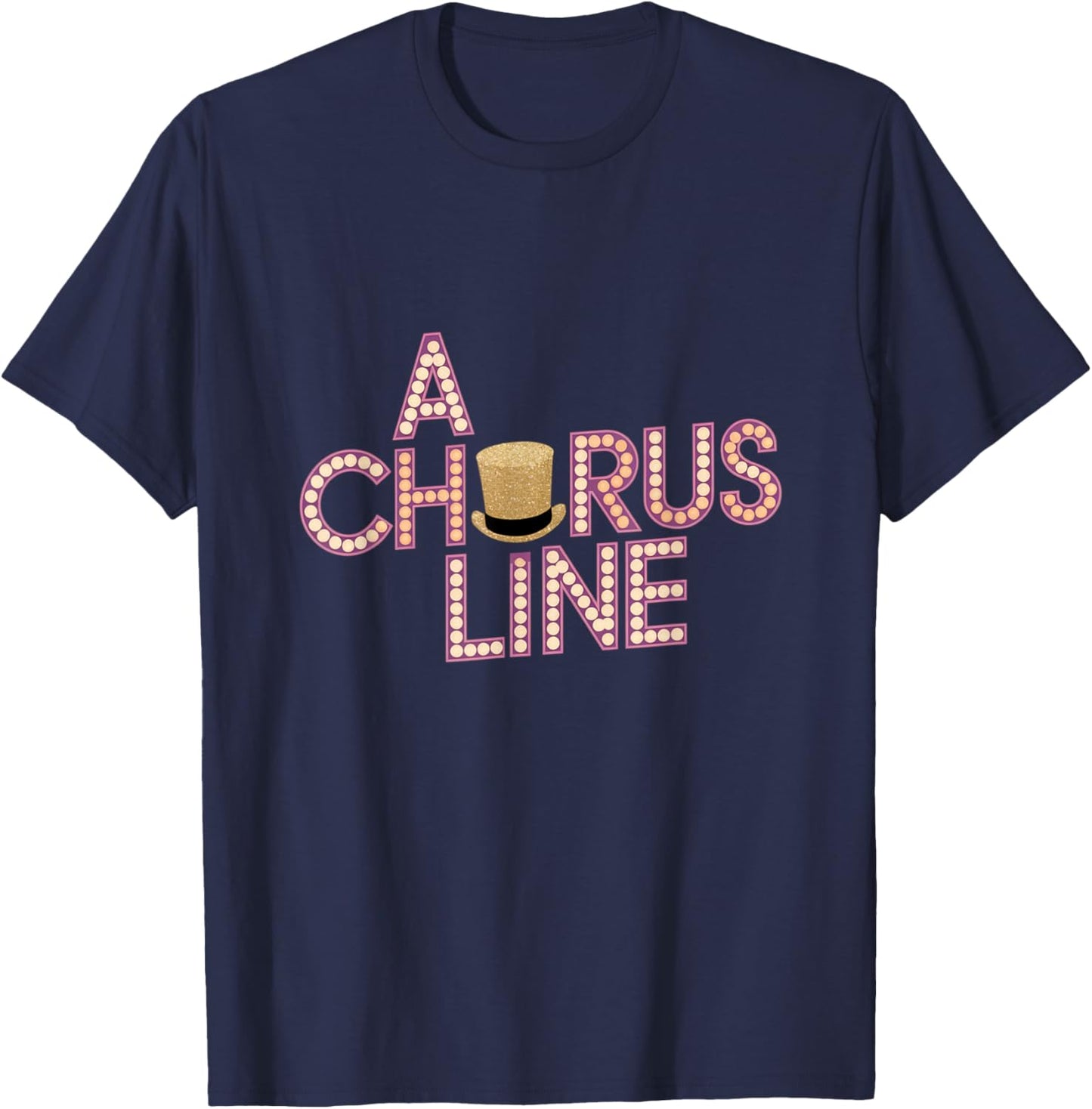 A Chorus Line Vintage Broadway Musical Dance Theater T-Shirt - T-Shirt | Navy