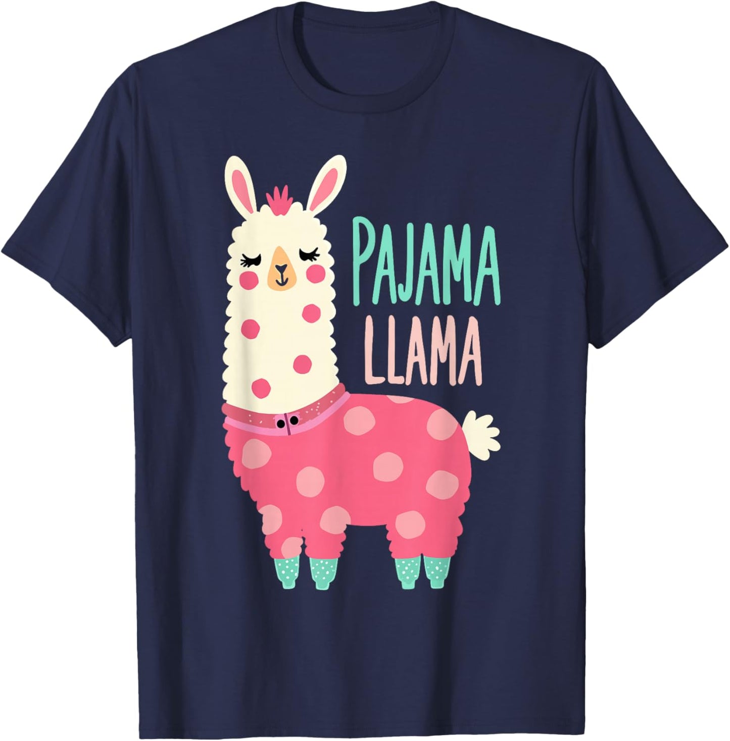 LLama Design Lama pajama T-Shirt - T-Shirt | Navy