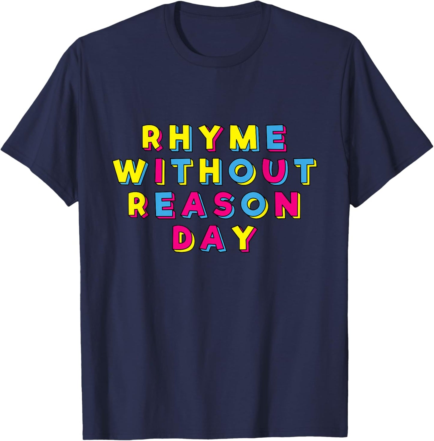 Child Classic Fit Black Polyester 100% Small Round Collar Short Sleeve Printed T-Shirt - T-Shirt | Navy