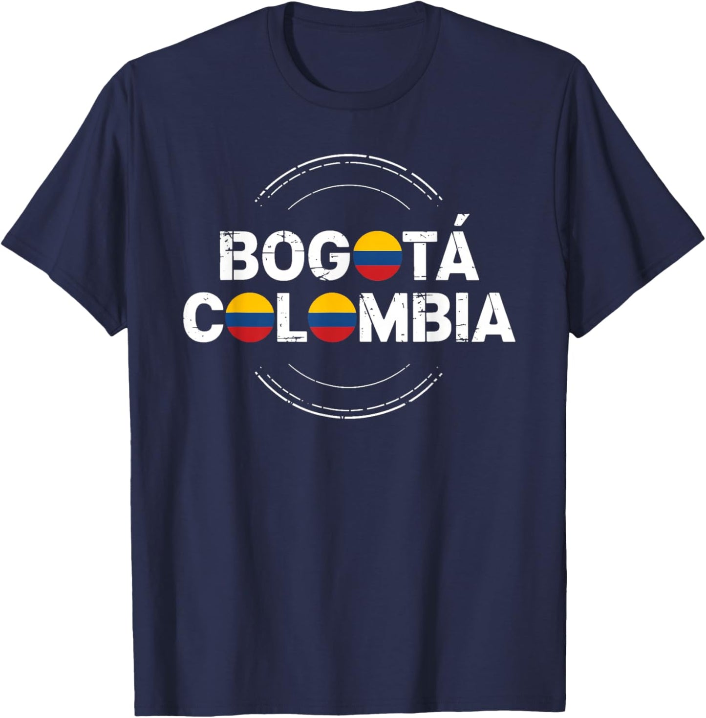 Bogotá Colombia Flag Proud Colombian Souvenir Colombia Flag T-Shirt - T-Shirt | Navy