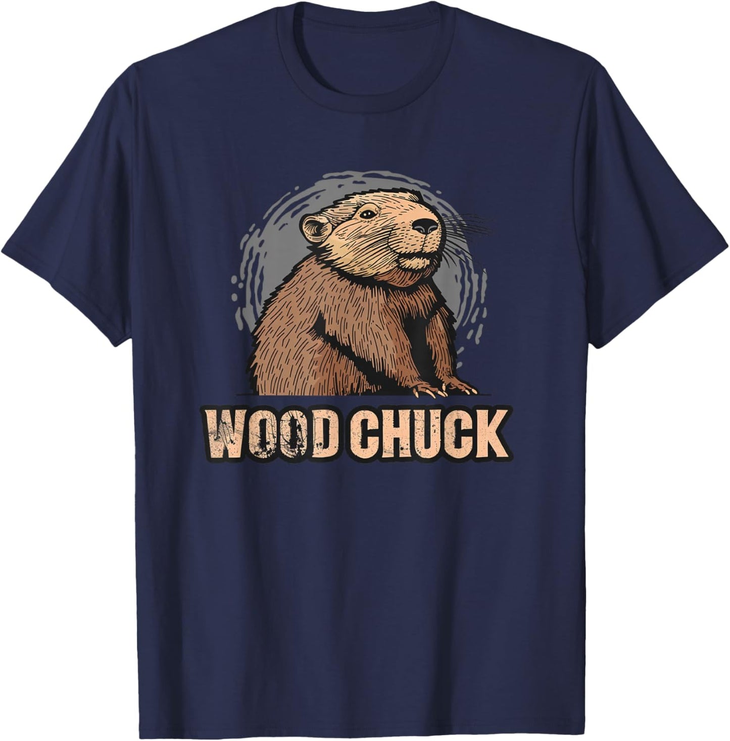 Pretty Woodchuck Costume for Funny Boys and Girls T-Shirt - T-Shirt | Navy