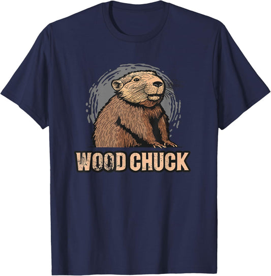 Pretty Woodchuck Costume for Funny Boys and Girls T-Shirt - T-Shirt | Navy