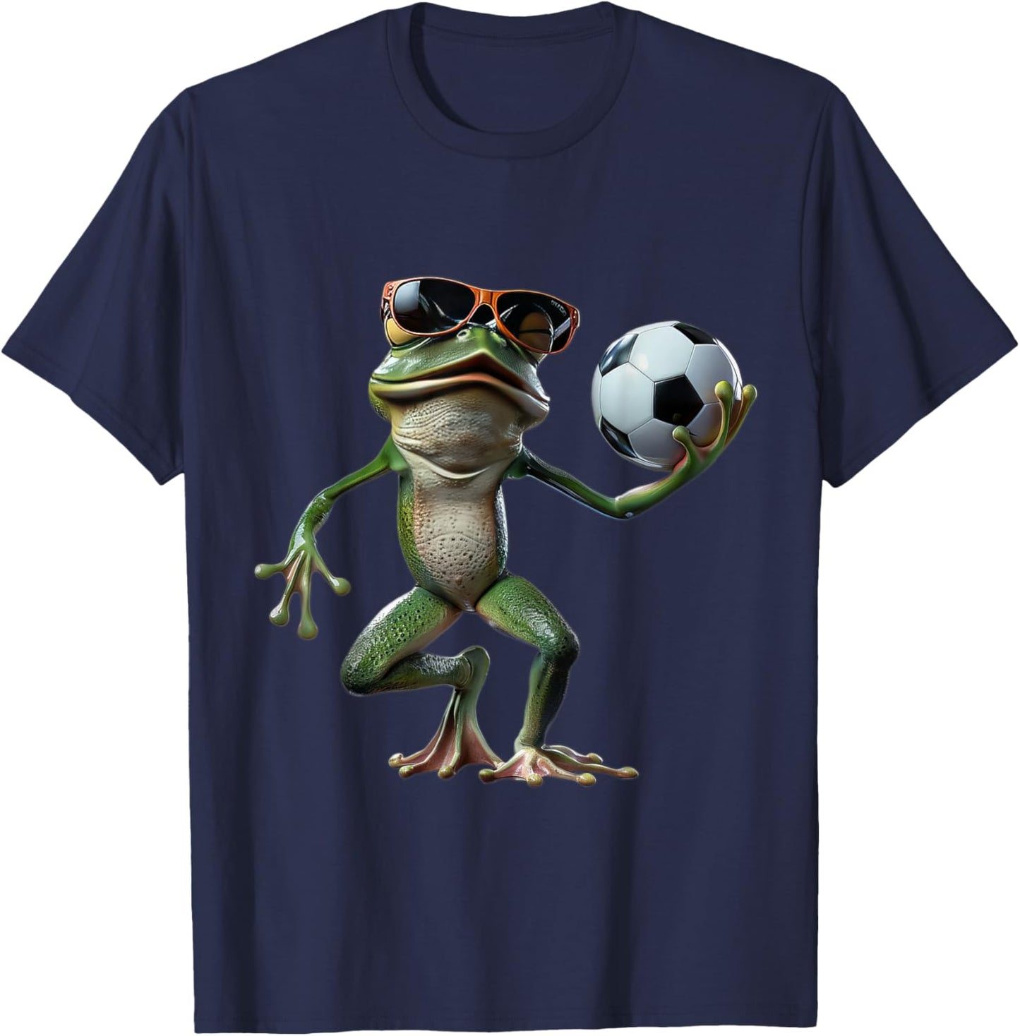 Frog Soccer T-Shirt - T-Shirt | Navy
