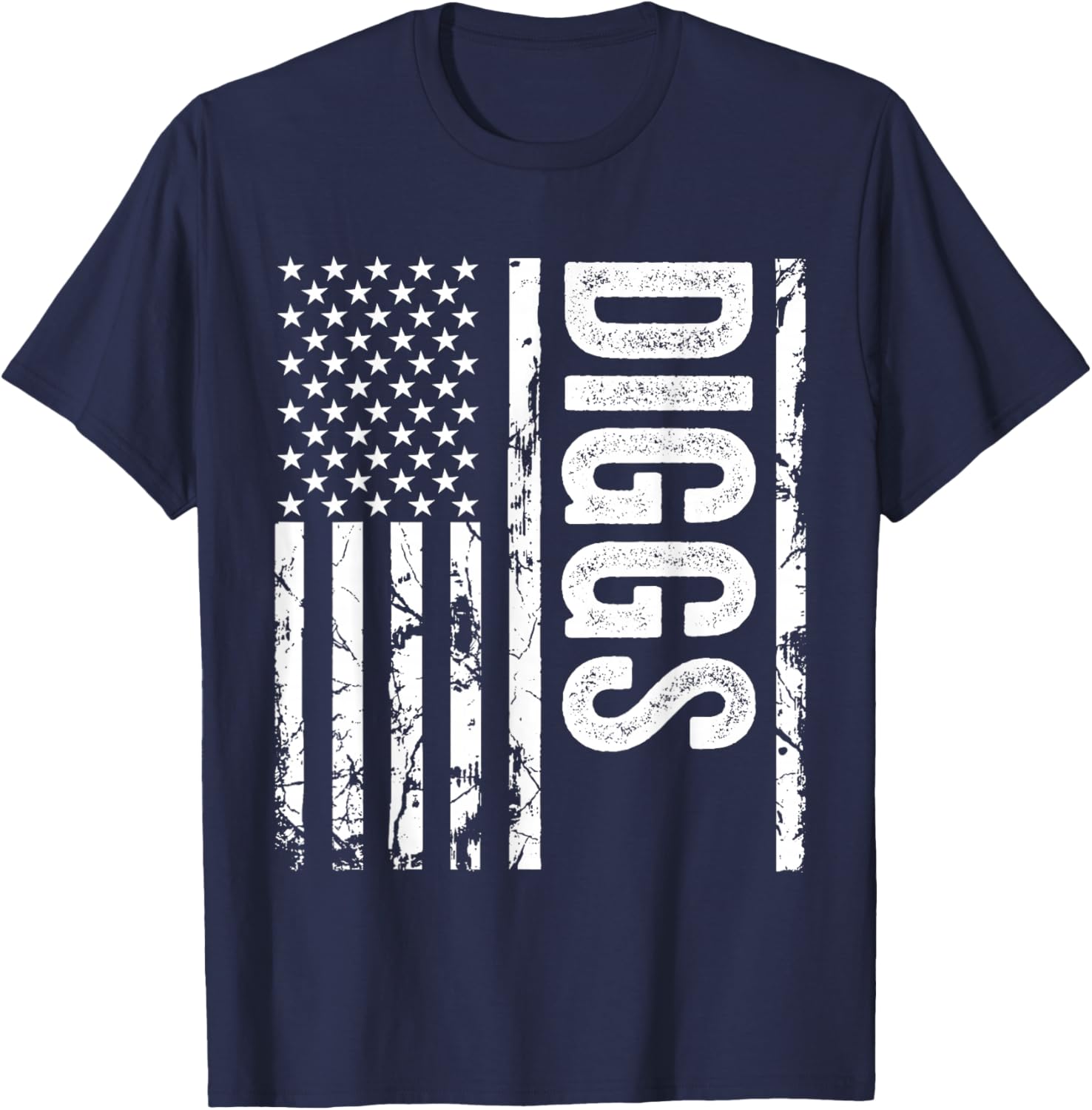 Diggs Last Name Funny Surname Team Diggs Family Reunion T-Shirt - T-Shirt | Navy