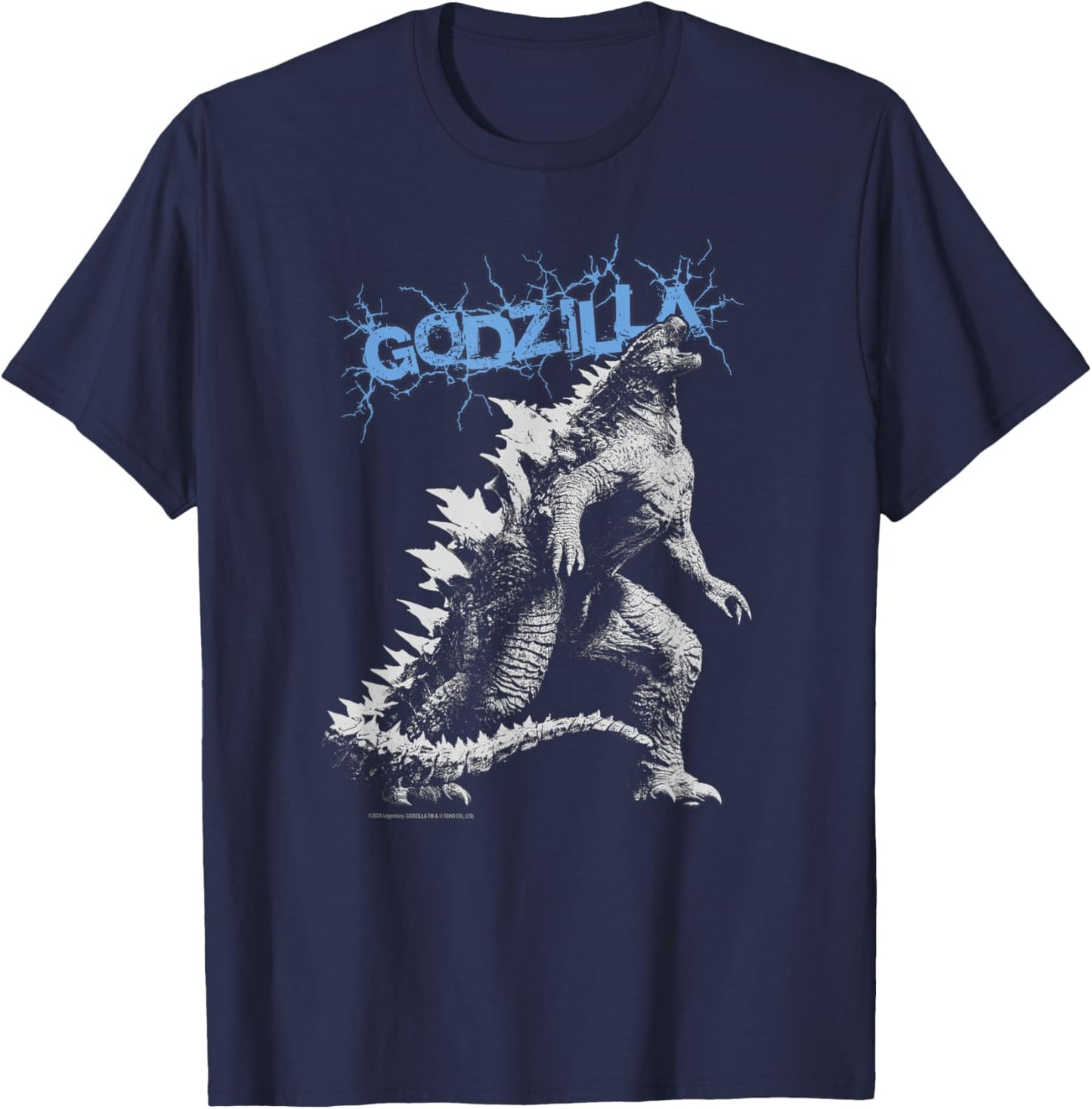 Monsterverse Godzilla Crackle - Officially Licensed T-Shirt - T-Shirt | Navy