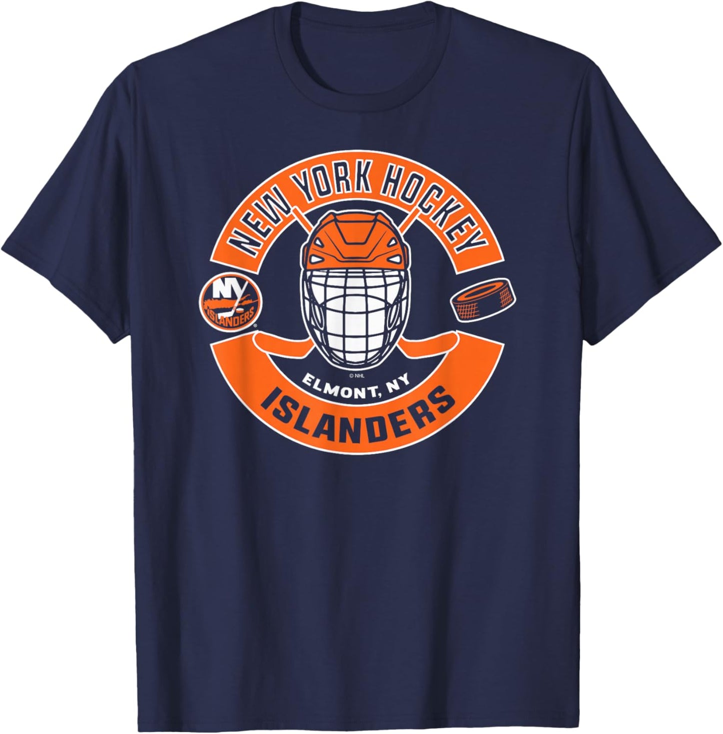 New York Islanders Mask Blue Officially Licensed T-Shirt - T-Shirt | Navy