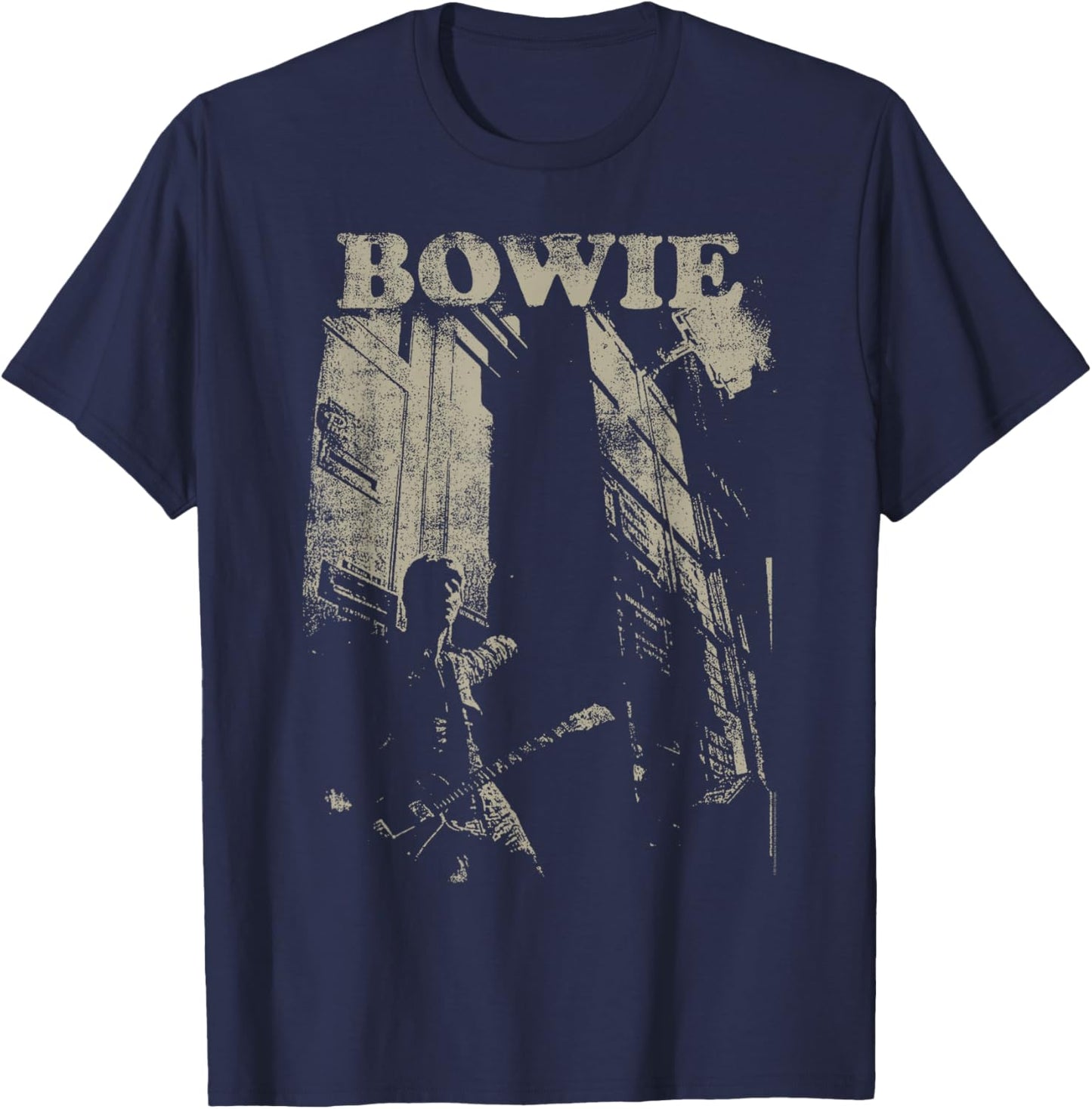 David Bowie - Stacks T-Shirt - T-Shirt | Navy