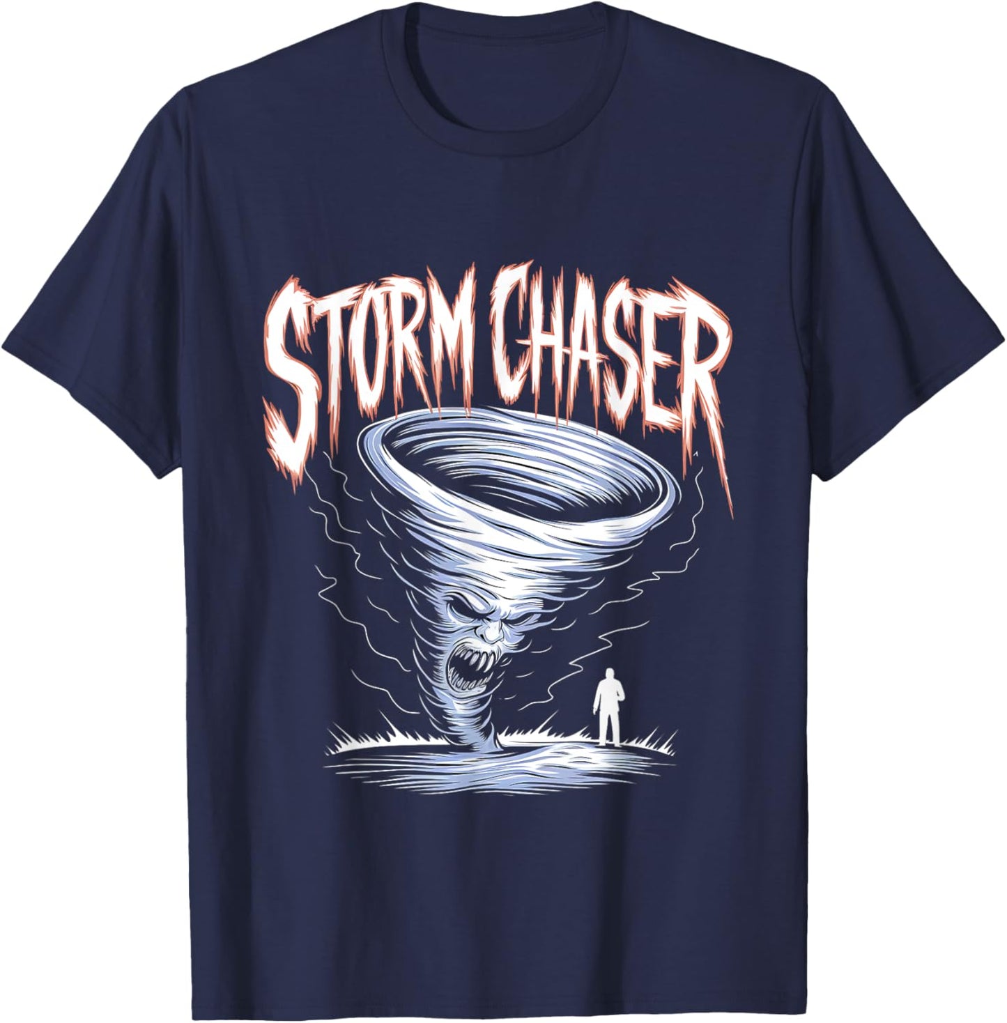 Storm Chaser Costume Tornado Twister Chasers Kids Boys Men T-Shirt - T-Shirt | Navy