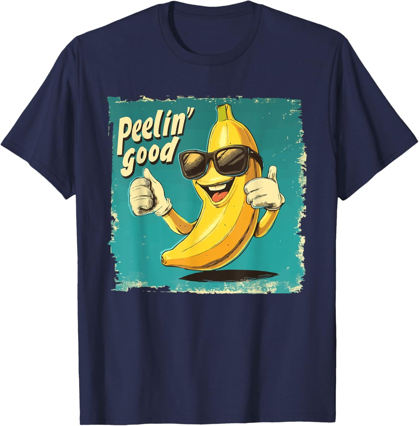 Funny Banana Pun Fruit Lover Banana Jokes T-Shirt - T-Shirt | Navy