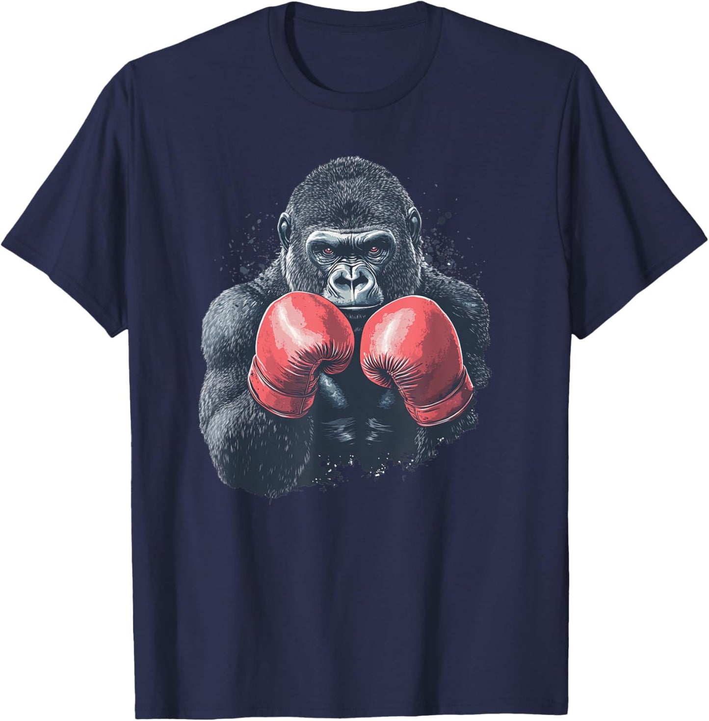Gorilla in Boxing Gloves - Boxing Training T-Shirt - T-Shirt | Navy