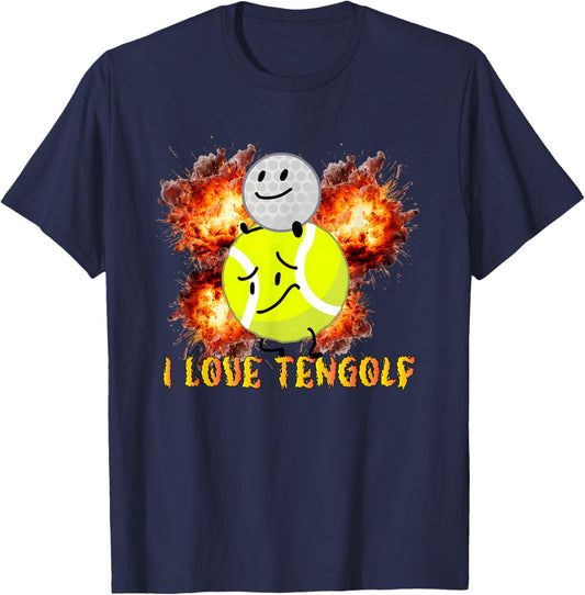 I Love Tengolf Funny Women T-Shirt - T-Shirt | Navy