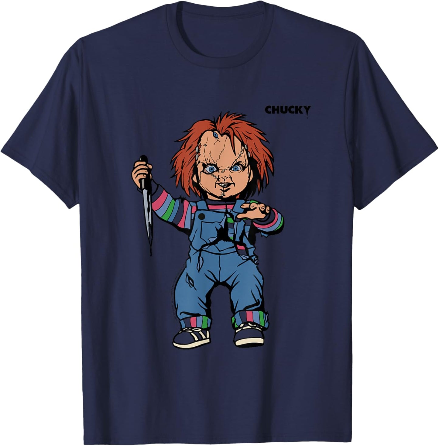 Chucky Knife T-Shirt - T-Shirt | Navy