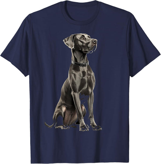 Great Dane Dog Graphic Pet Artwork Great Dane Men Women Kids T-Shirt - T-Shirt | Navy