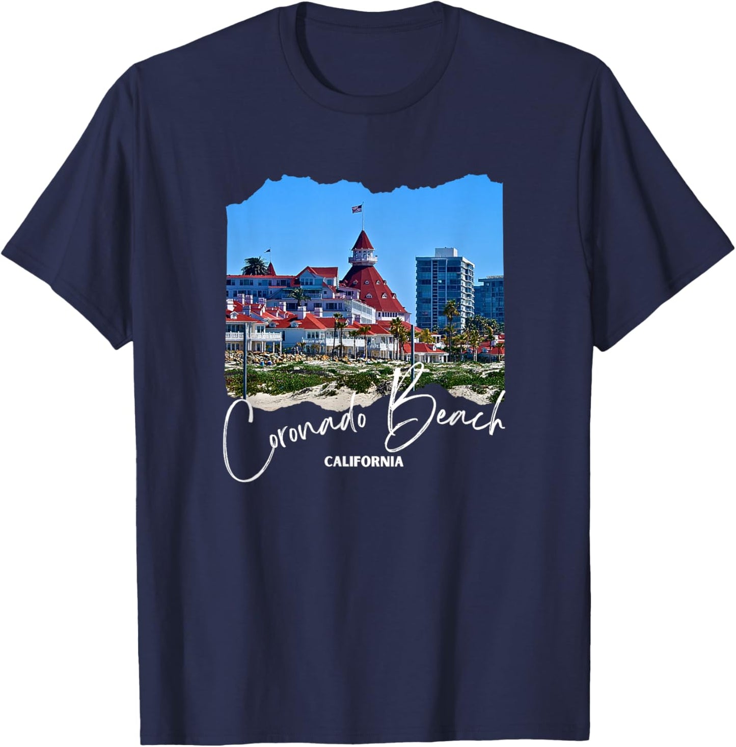 California Coronado Island / Coronado Beach T-Shirt - T-Shirt | Navy
