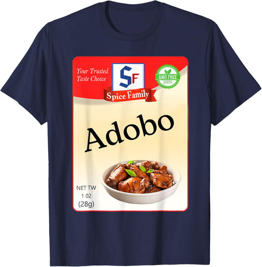 Adobo Condiment Holiday Spice Group Costumes T-Shirt - T-Shirt | Navy