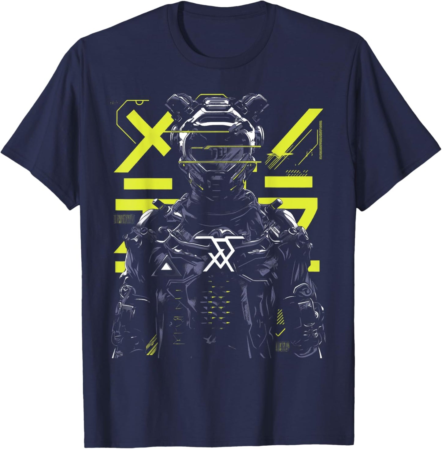 Futuristic Techwear Japanese Cyberpunk Harajuku Anime Manga T-Shirt - T-Shirt | Navy