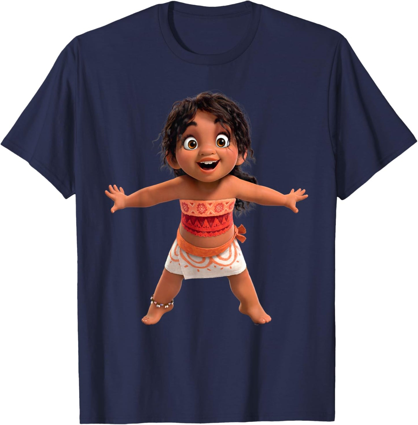 Disney Moana 2 Moana’s Little Sister Simea Excited T-Shirt - T-Shirt | Navy