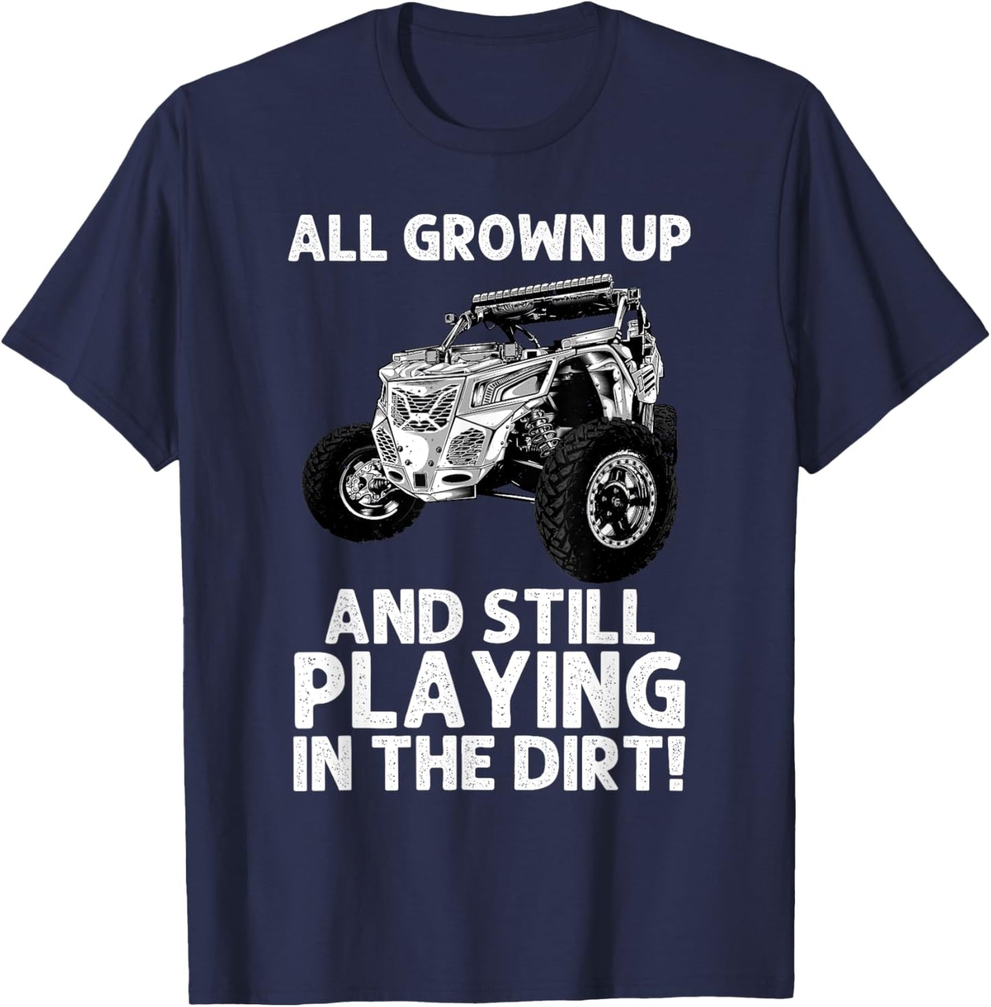 Funny SxS Design Women Offroading UTV Side By Side T-Shirt - T-Shirt | Navy