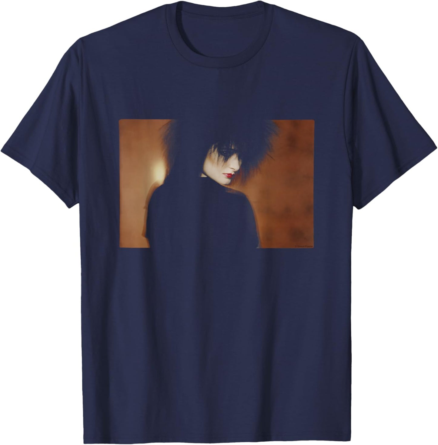 Singer Siouxsie Sioux Portrait by Simon Fowler T-Shirt - T-Shirt | Navy