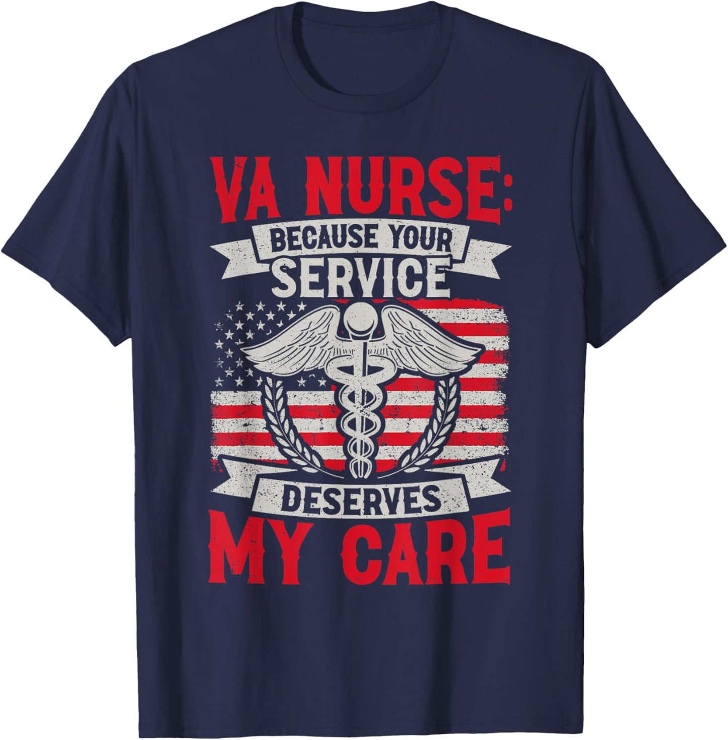 VA Nurse T-Shirt - T-Shirt | Navy