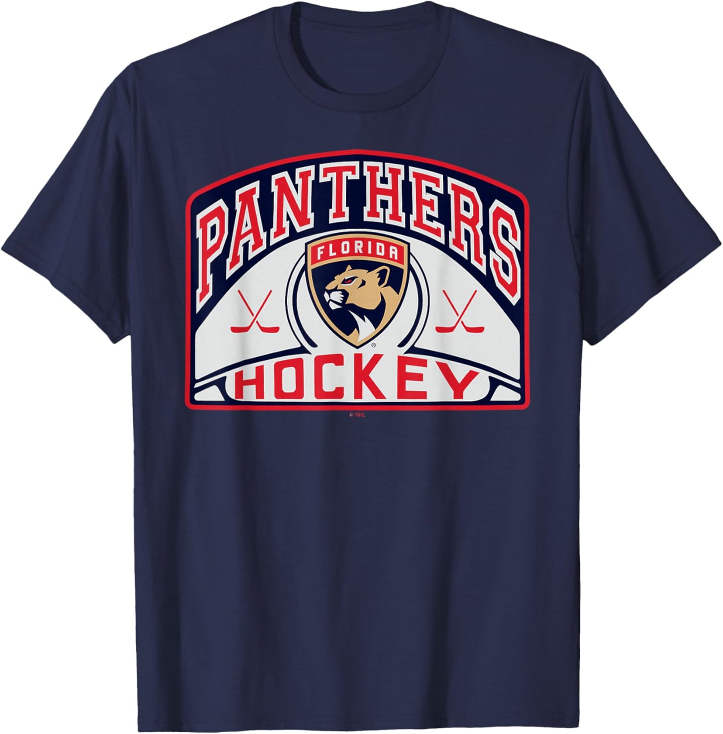 Florida Panthers Glide Officially Licensed T-Shirt - T-Shirt | Navy