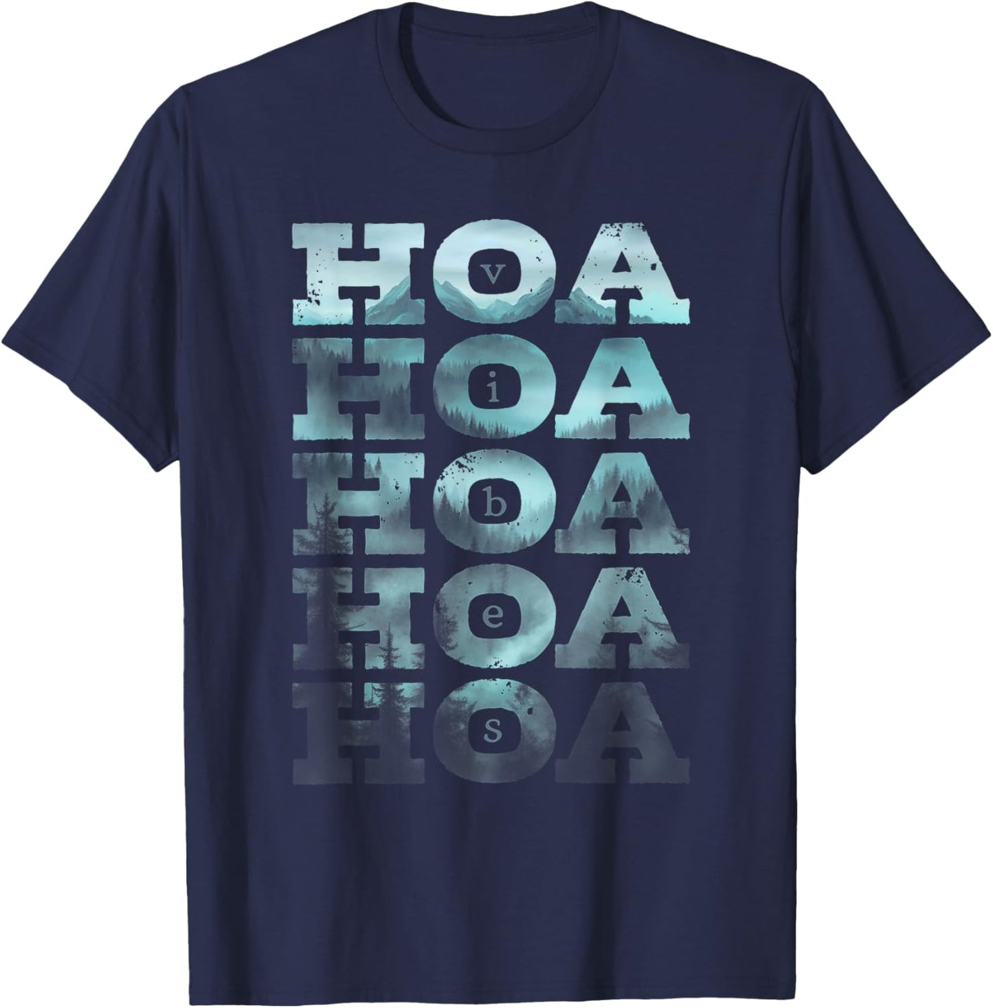 Hoa Hoa Hoa Hoa Hoa Season Vibes T-Shirt - T-Shirt | Navy