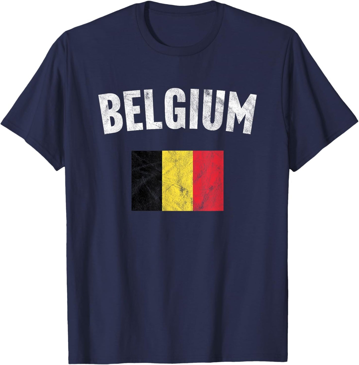 Belgium Flag T-Shirt - T-Shirt | Navy