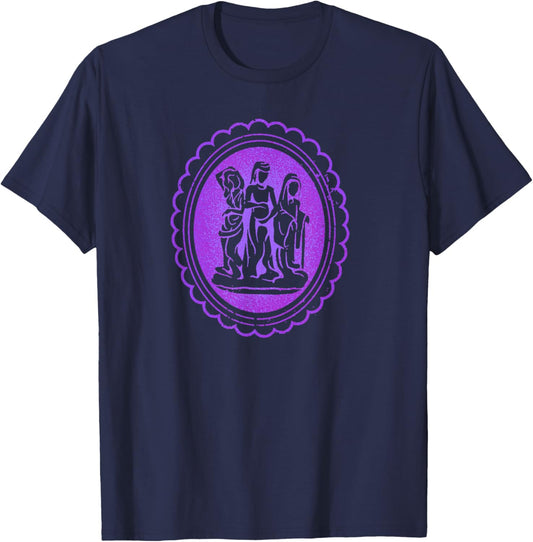 Marvel Agatha All Along Disney+ Agatha Harkness Witch Brooch T-Shirt - T-Shirt | Navy