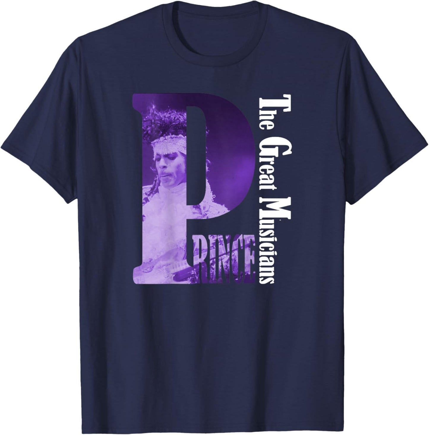 PRINCE_Purple Rain_003 T-Shirt - T-Shirt | Navy