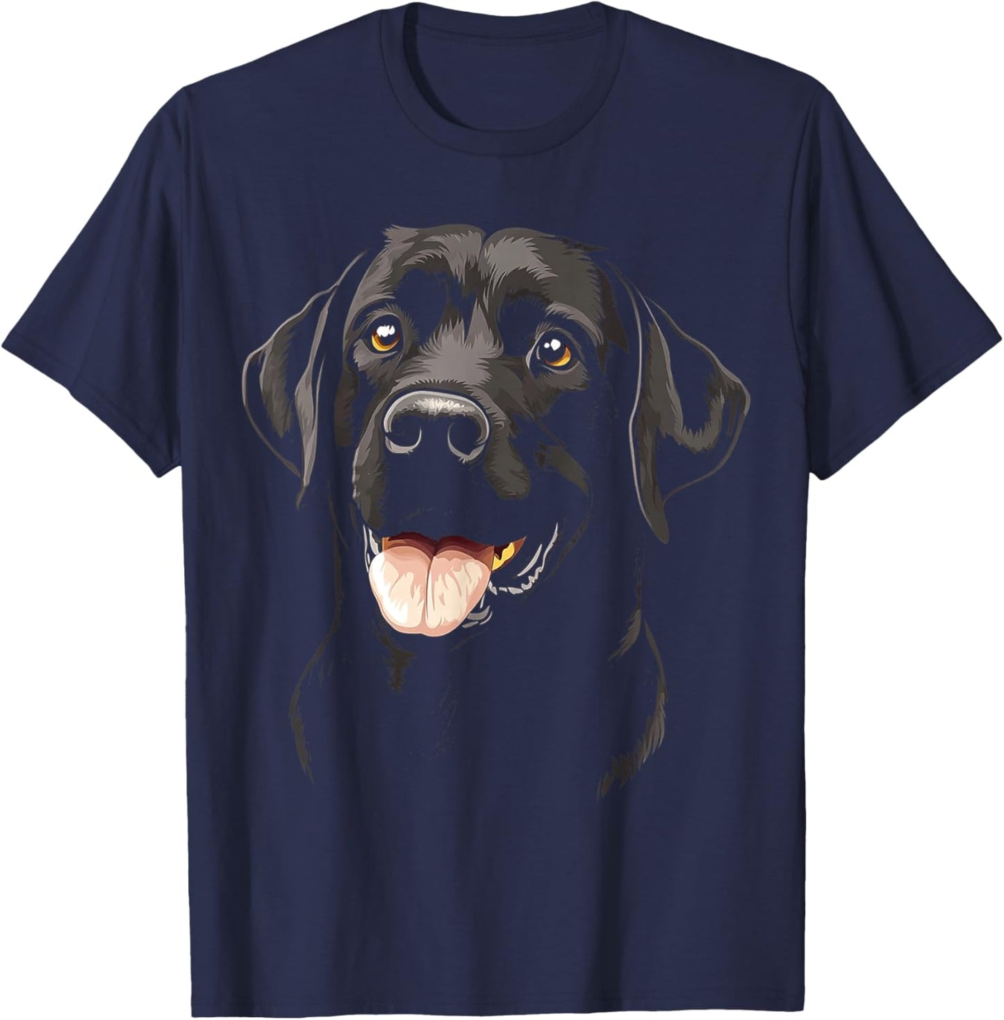 Labrador Retriever Dog Motif Pet Art Labrador Retriever T-Shirt - T-Shirt | Navy