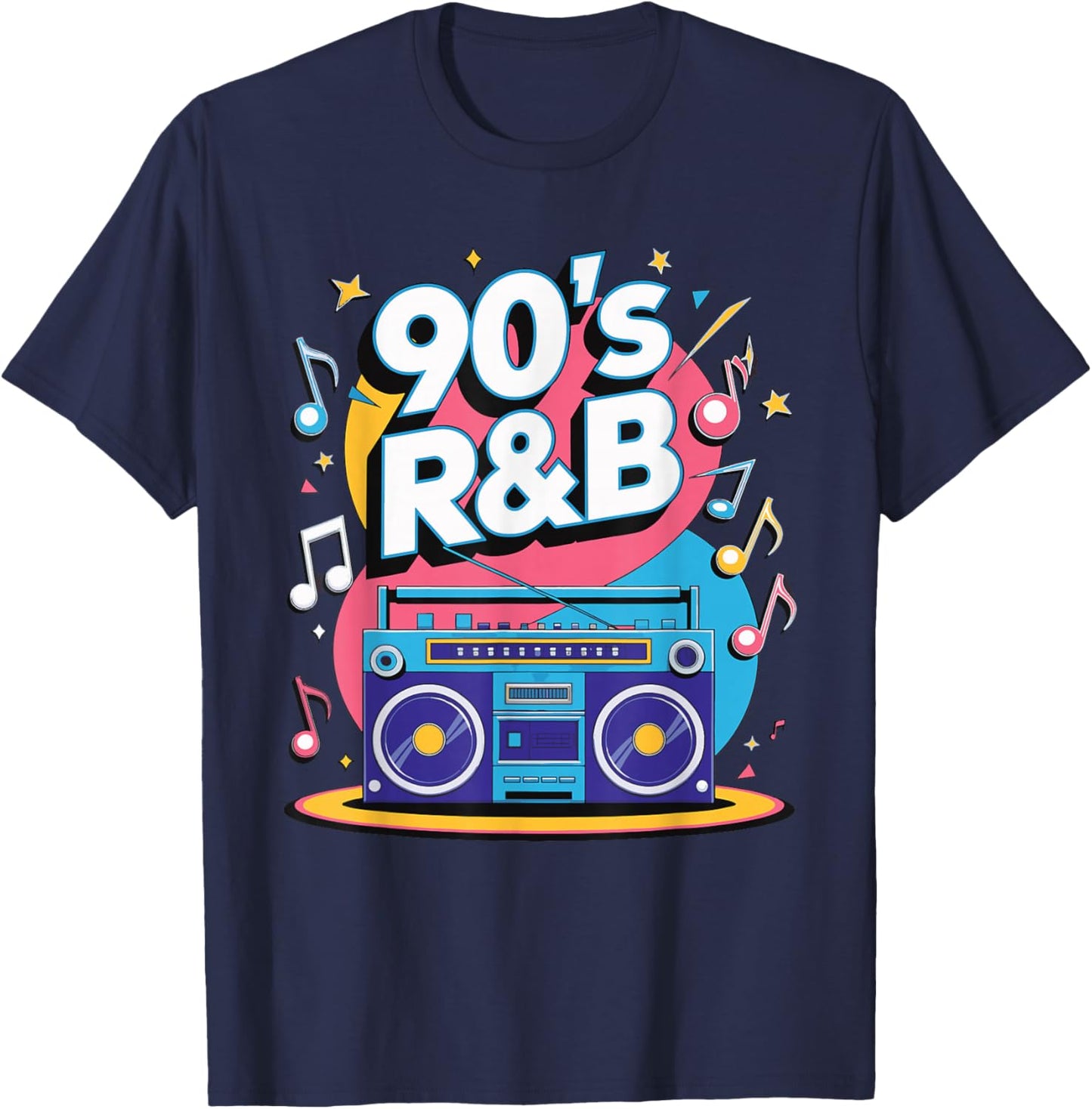 90's R&B T-Shirt - T-Shirt | Navy