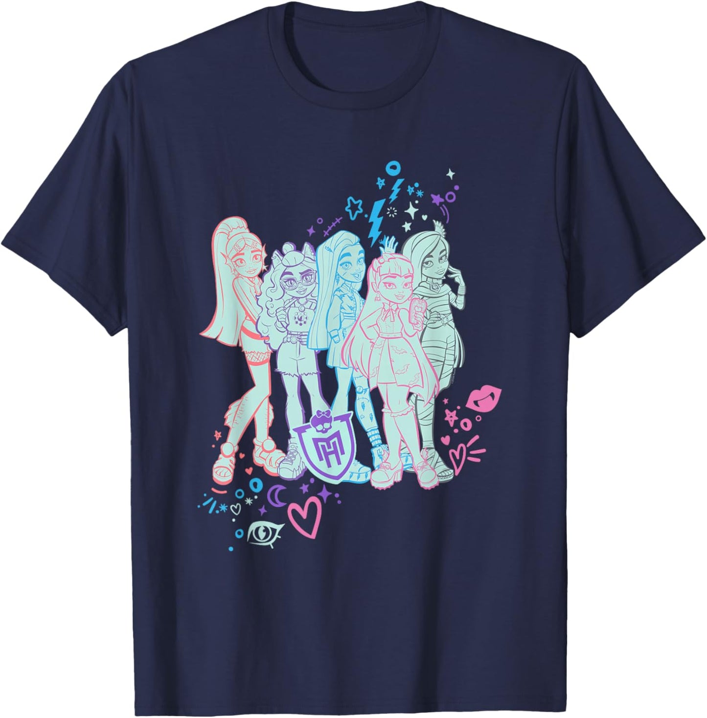 Monster High - Creep it Real T-Shirt - T-Shirt | Navy