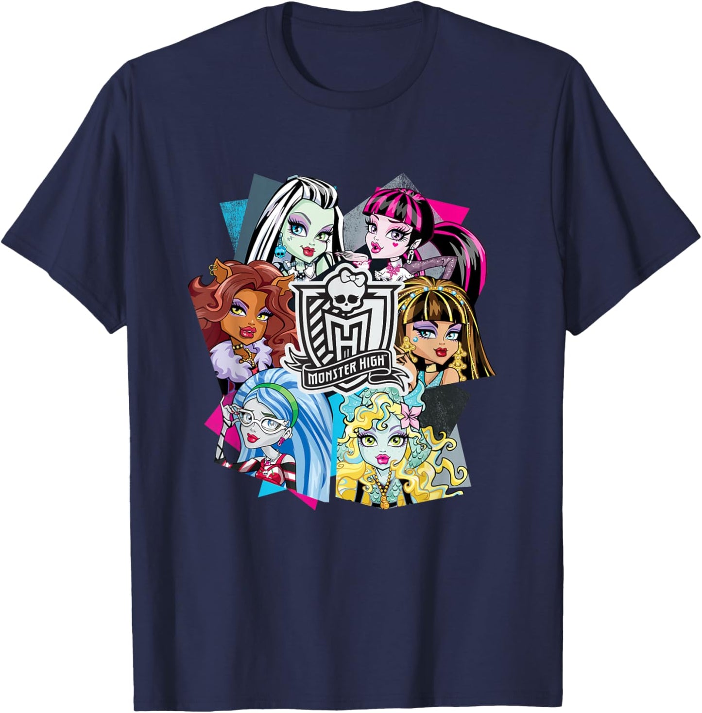 Monster High Alumni - Let the Ghoul Times Roll T-Shirt - T-Shirt | Navy