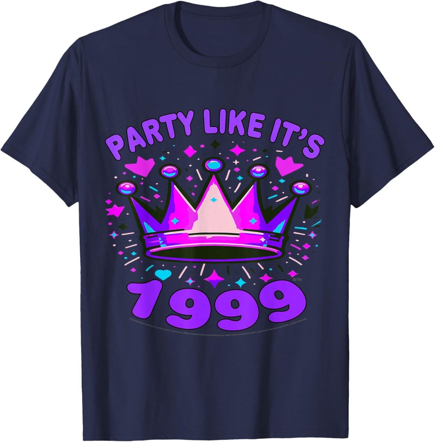 Party Like Its 1999 - Design KB-12b T-Shirt - T-Shirt | Navy