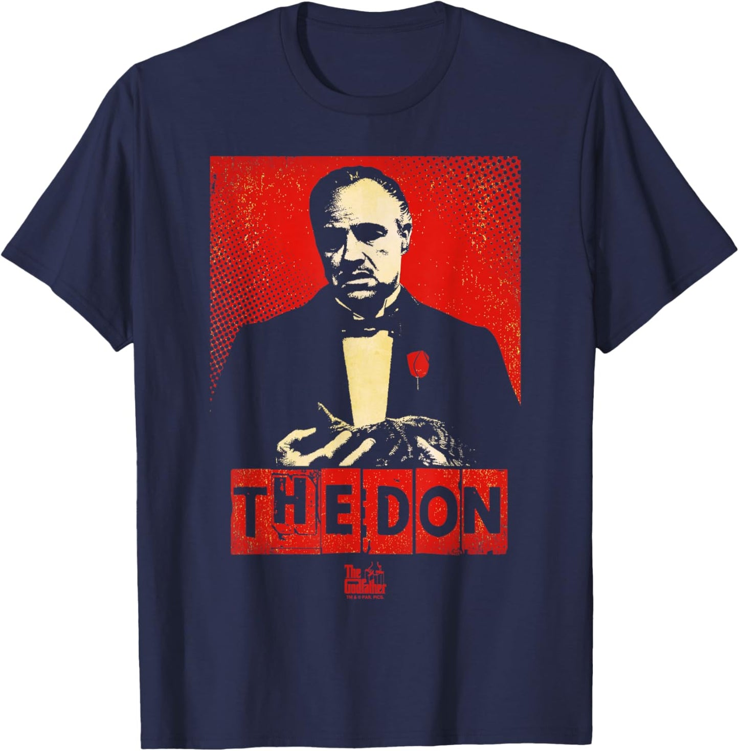 The Godfather Vito The Don Corleone T-Shirt - T-Shirt | Navy