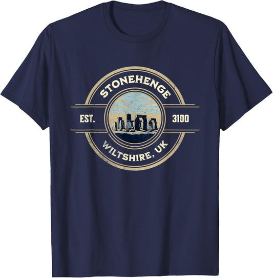 Stonehenge England Souvenir / Stonehenge T-Shirt - T-Shirt | Navy