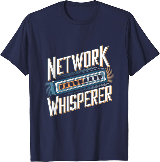 Network Engineer Network Whisperer IT Engineering T-Shirt - T-Shirt | Navy