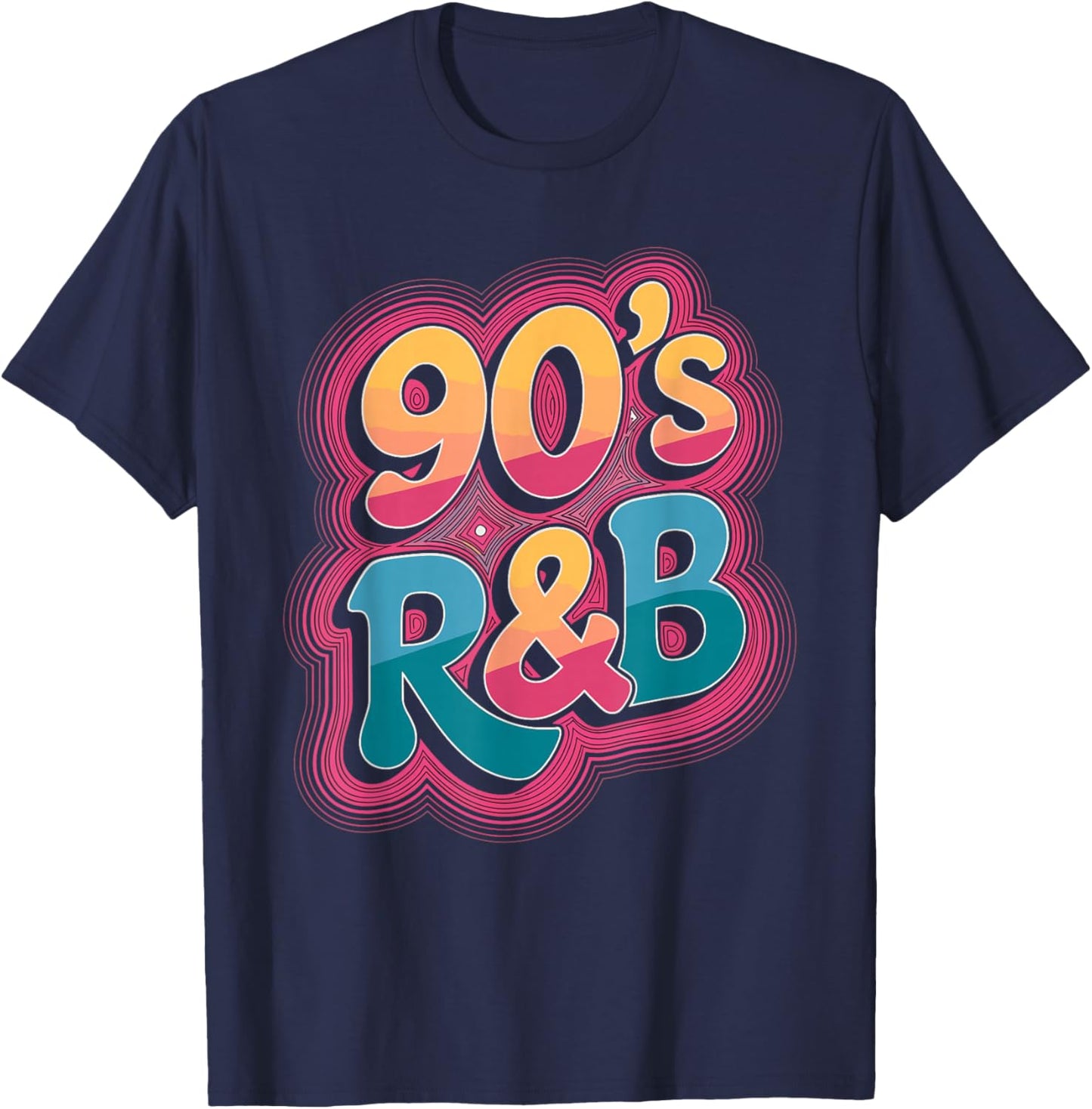 90's R&B T-Shirt - T-Shirt | Navy