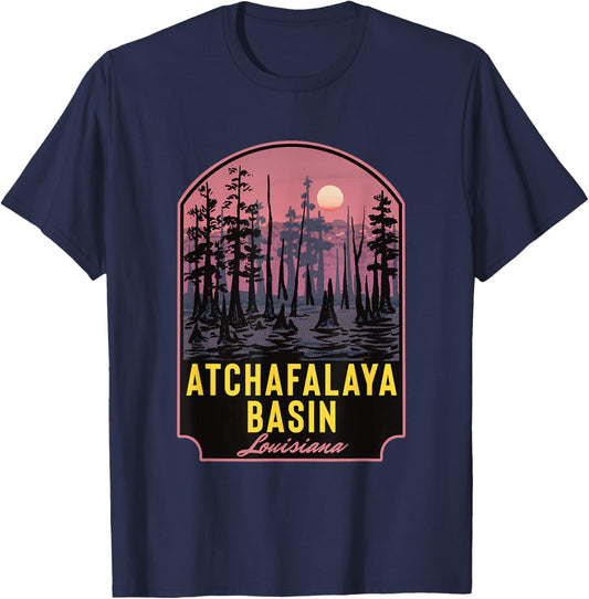 Atchafalaya Basin Louisiana T-Shirt - T-Shirt | Navy