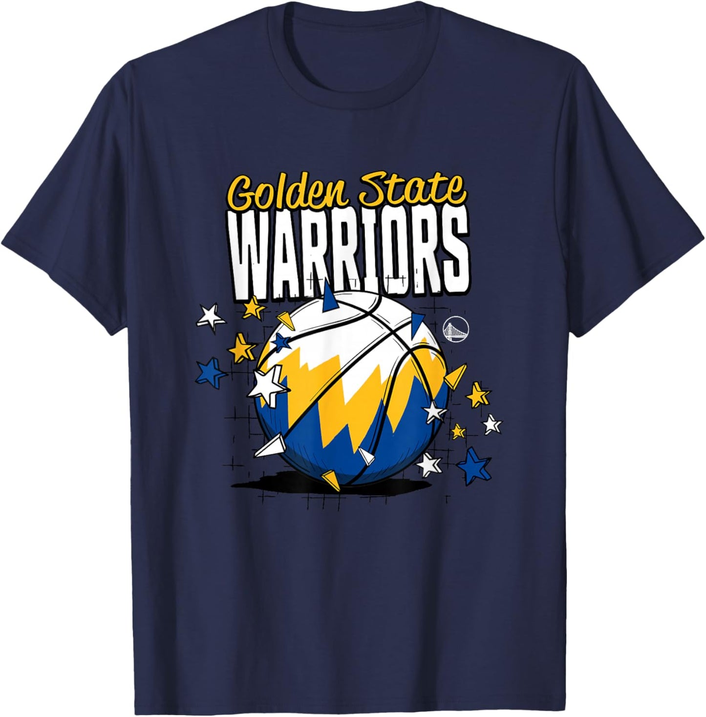 NBA Golden State Warriors Basketball Stars T-Shirt - T-Shirt | Navy
