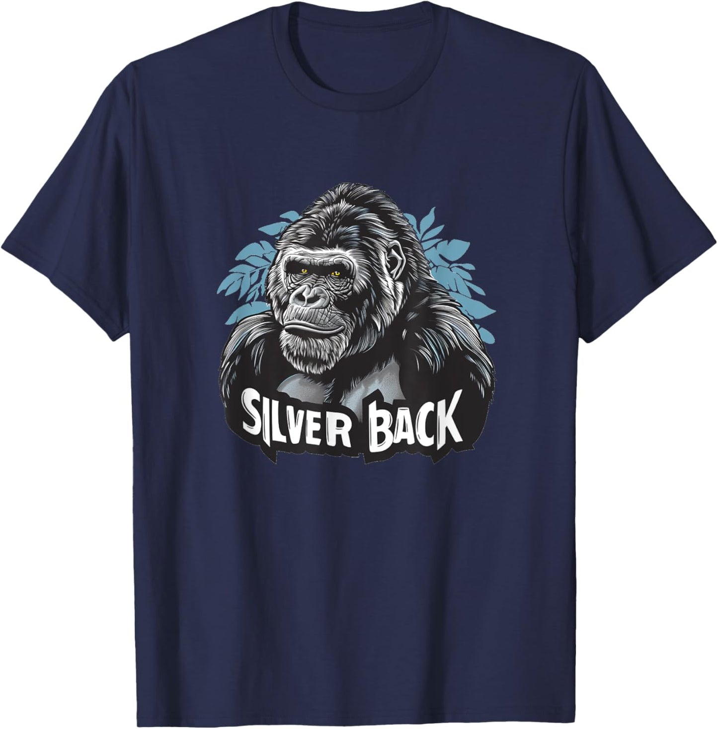 Cool Silverback Monkey Costume for Gorilla Lovers T-Shirt - T-Shirt | Navy