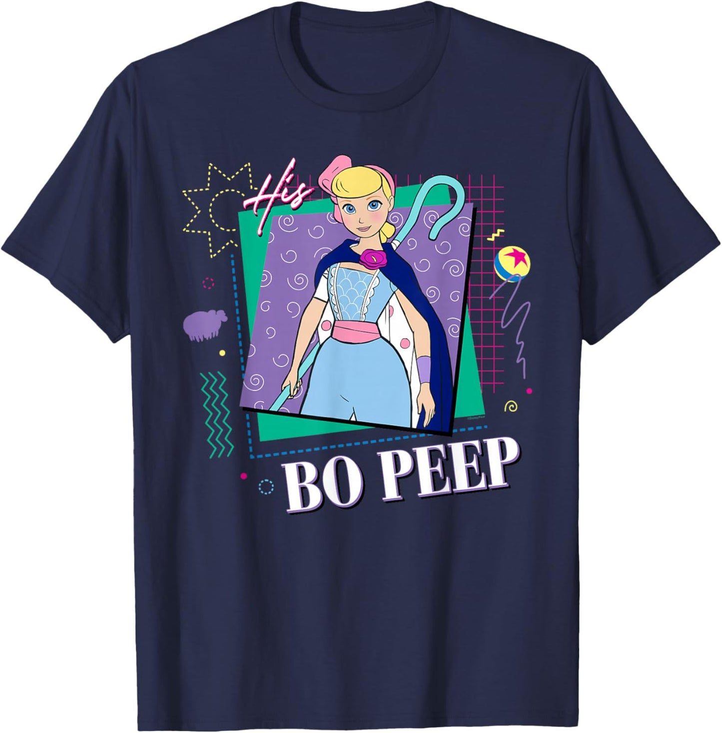 Disney and Pixar’s Toy Story Couples Matching His Bo Peep T-Shirt - T-Shirt | Navy