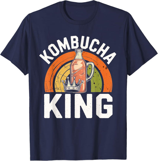Kombucha King T-Shirt - T-Shirt | Navy