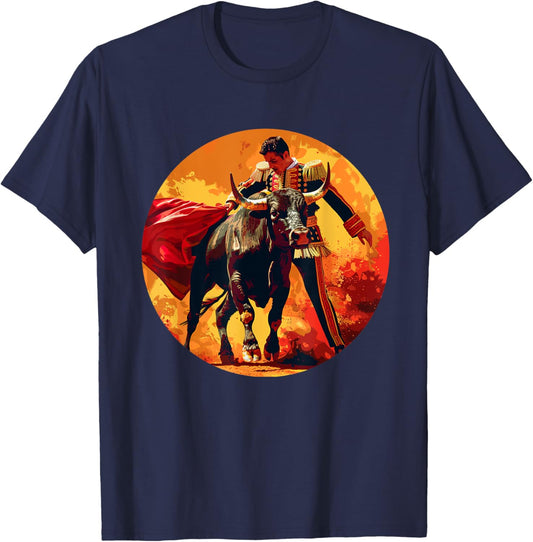 Beautiful Matador Costume for Bulls Fighting Lovers T-Shirt - T-Shirt | Navy