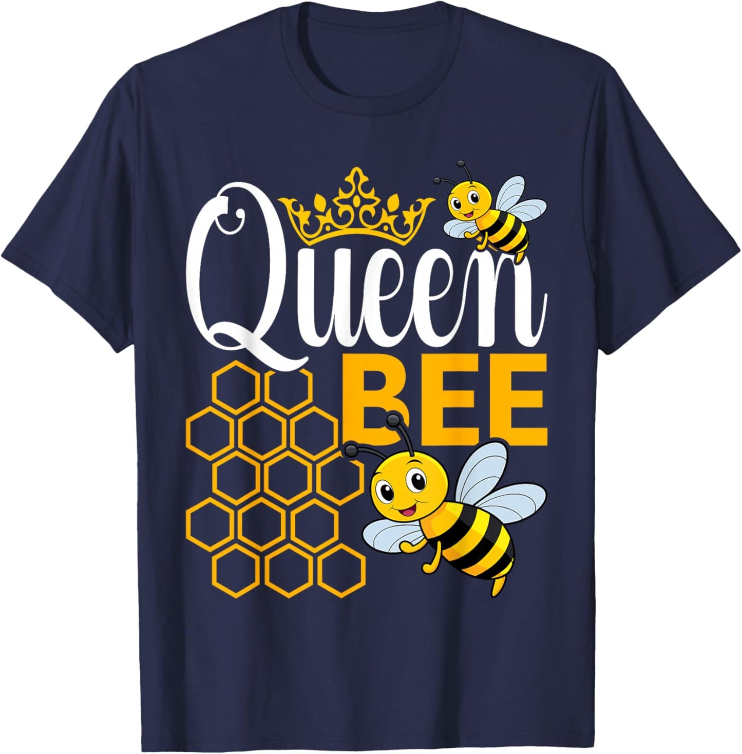 Queen Bees Honeybee Bee Keeping Bee Keeper Costume T-Shirt - T-Shirt | Navy