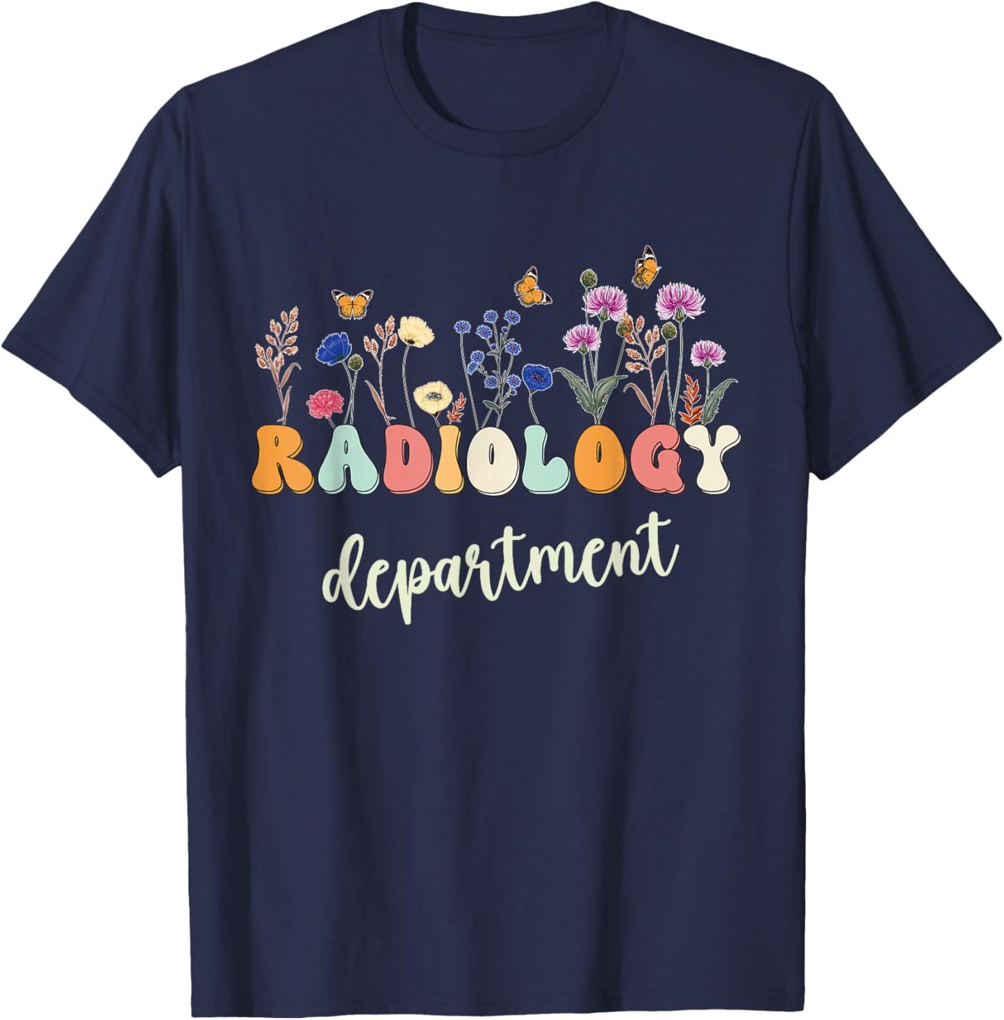 Radiology Department Funny Radiologic Technologist Rad Tech T-Shirt - T-Shirt | Navy
