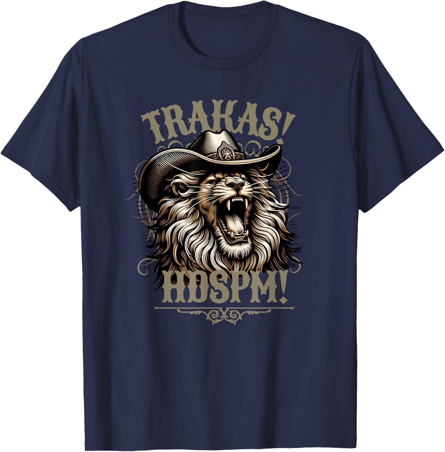 Trakas Hdspm Leon Belico con sombrero T-Shirt - T-Shirt | Navy